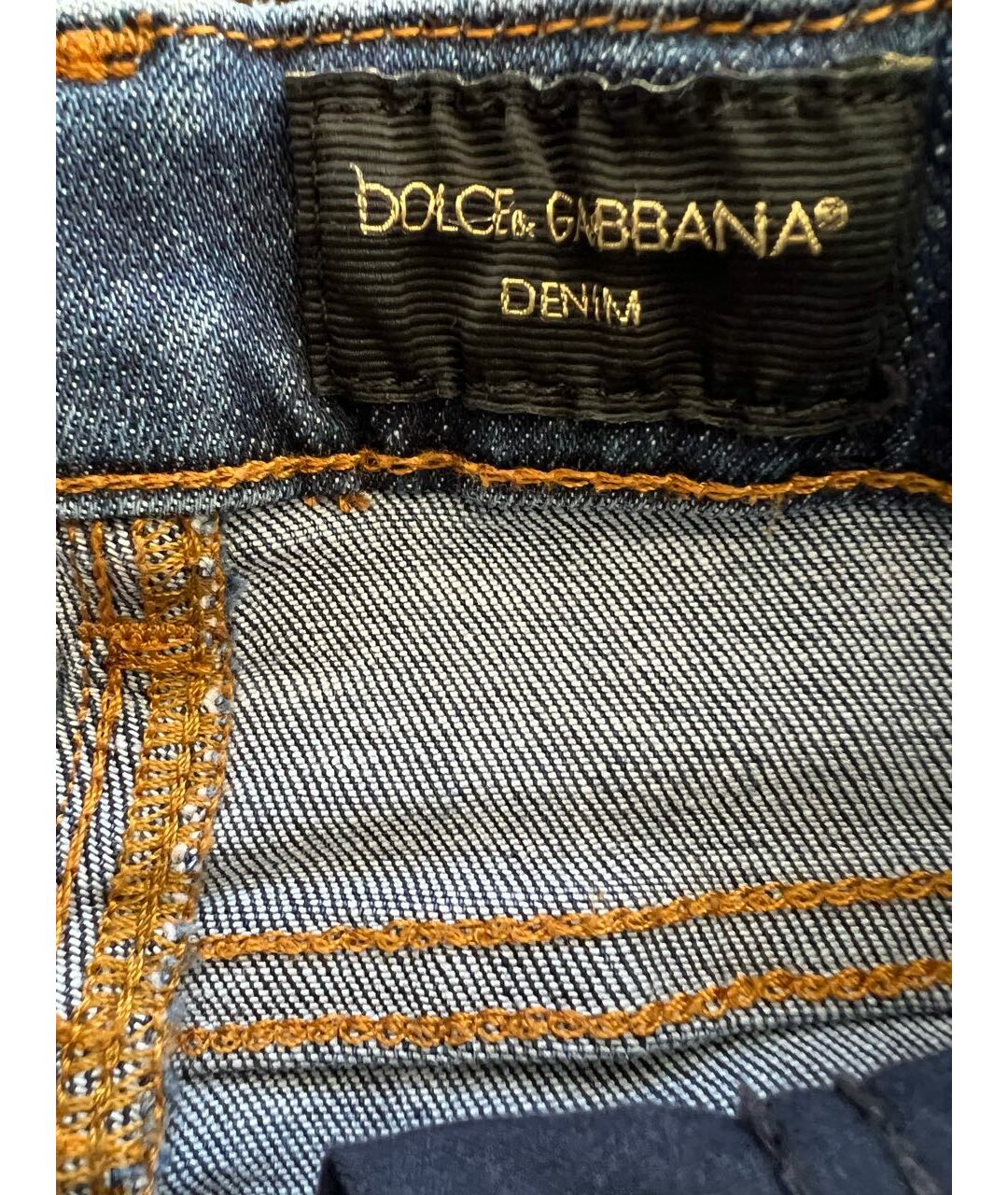 DOLCE&GABBANA Синие деним детские джинсы, фото 4