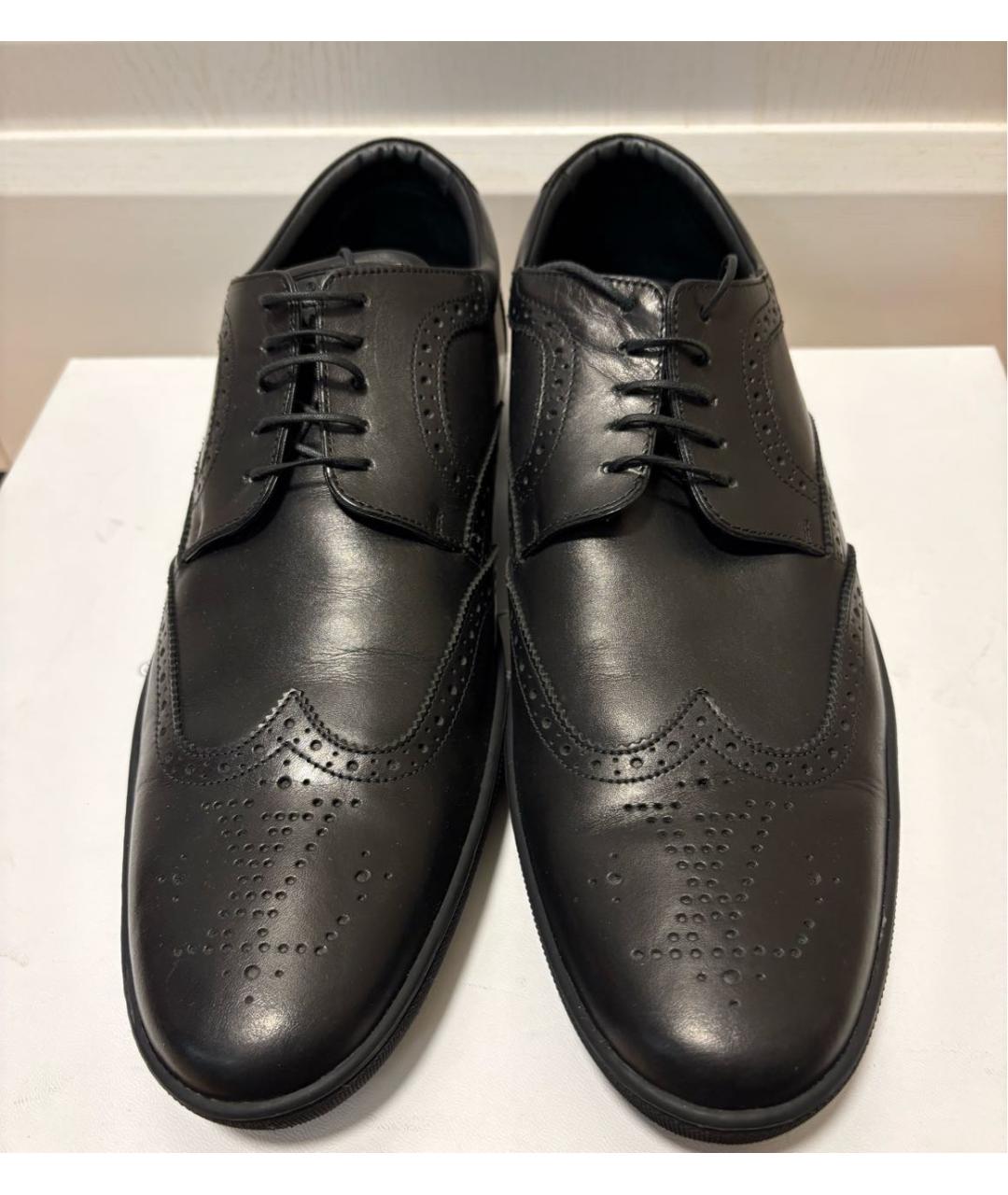LOUIS VUITTON Черные кожаные туфли, фото 3