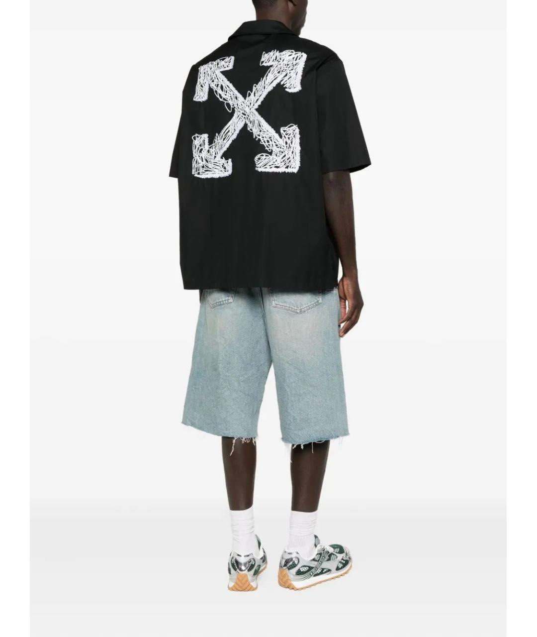 OFF-WHITE Черная кэжуал рубашка, фото 2
