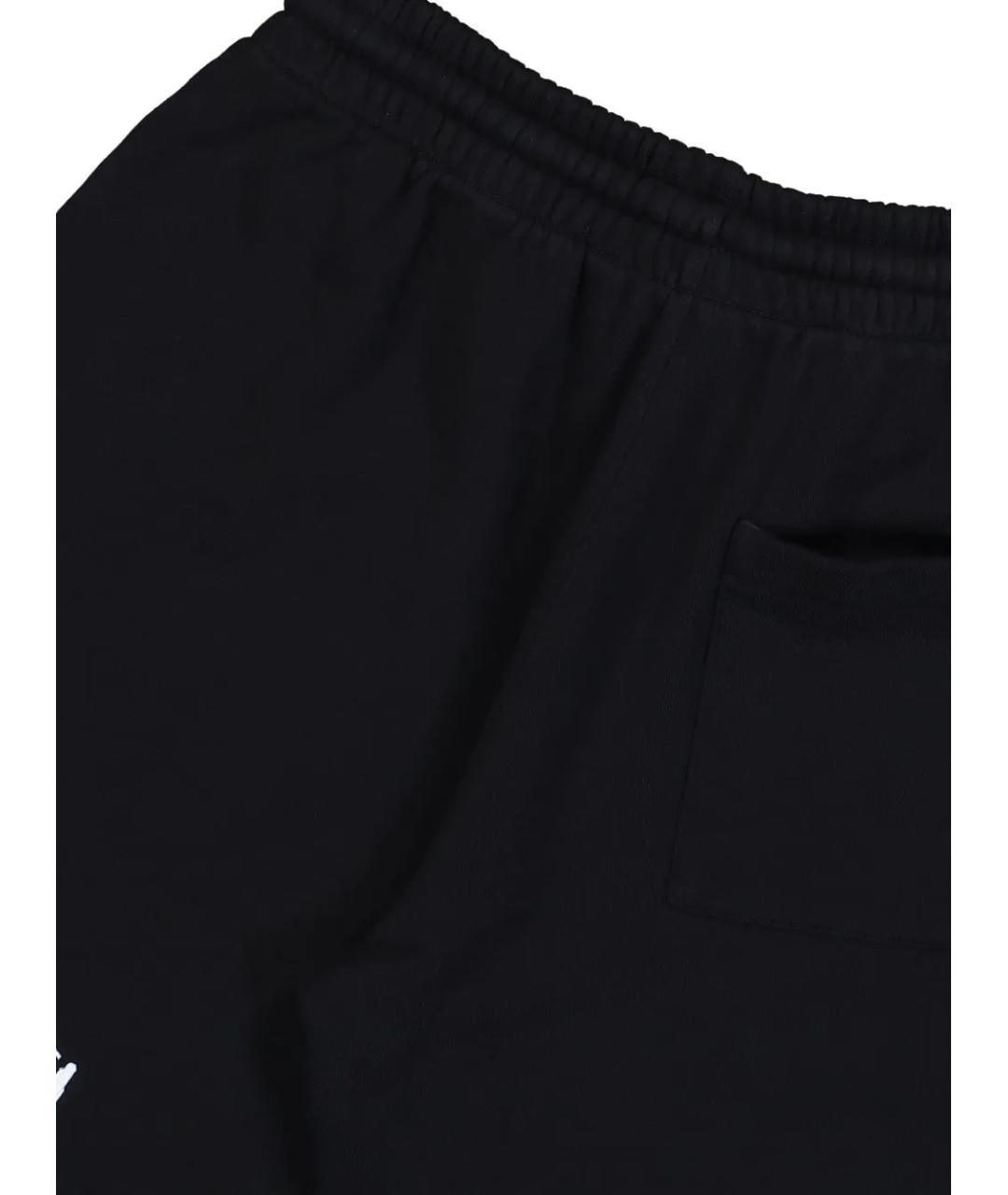 OFF-WHITE Черные хлопковые шорты, фото 5