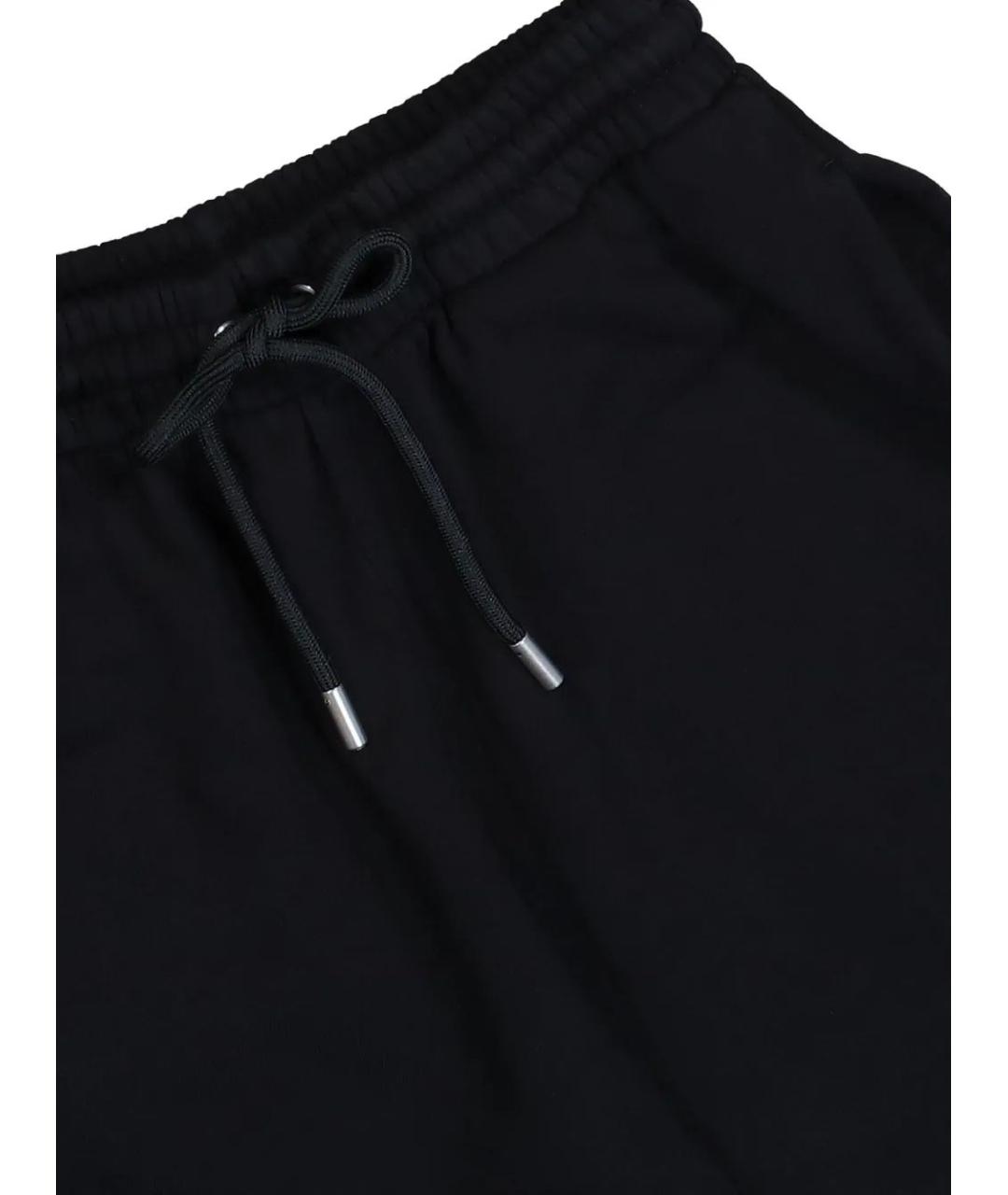 OFF-WHITE Черные хлопковые шорты, фото 4