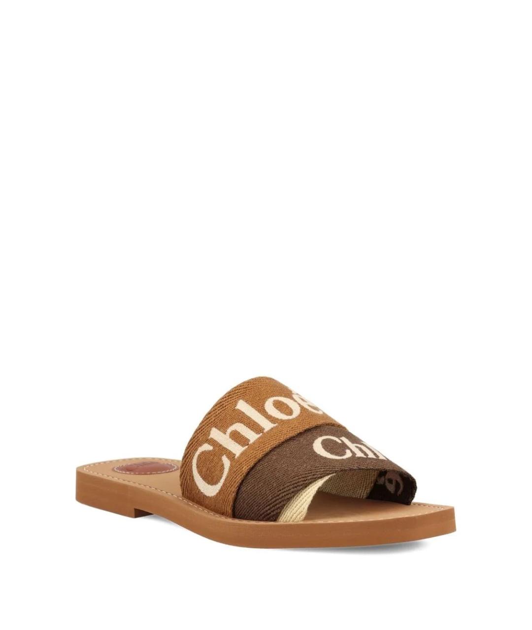 CHLOE Хаки сандалии, фото 4