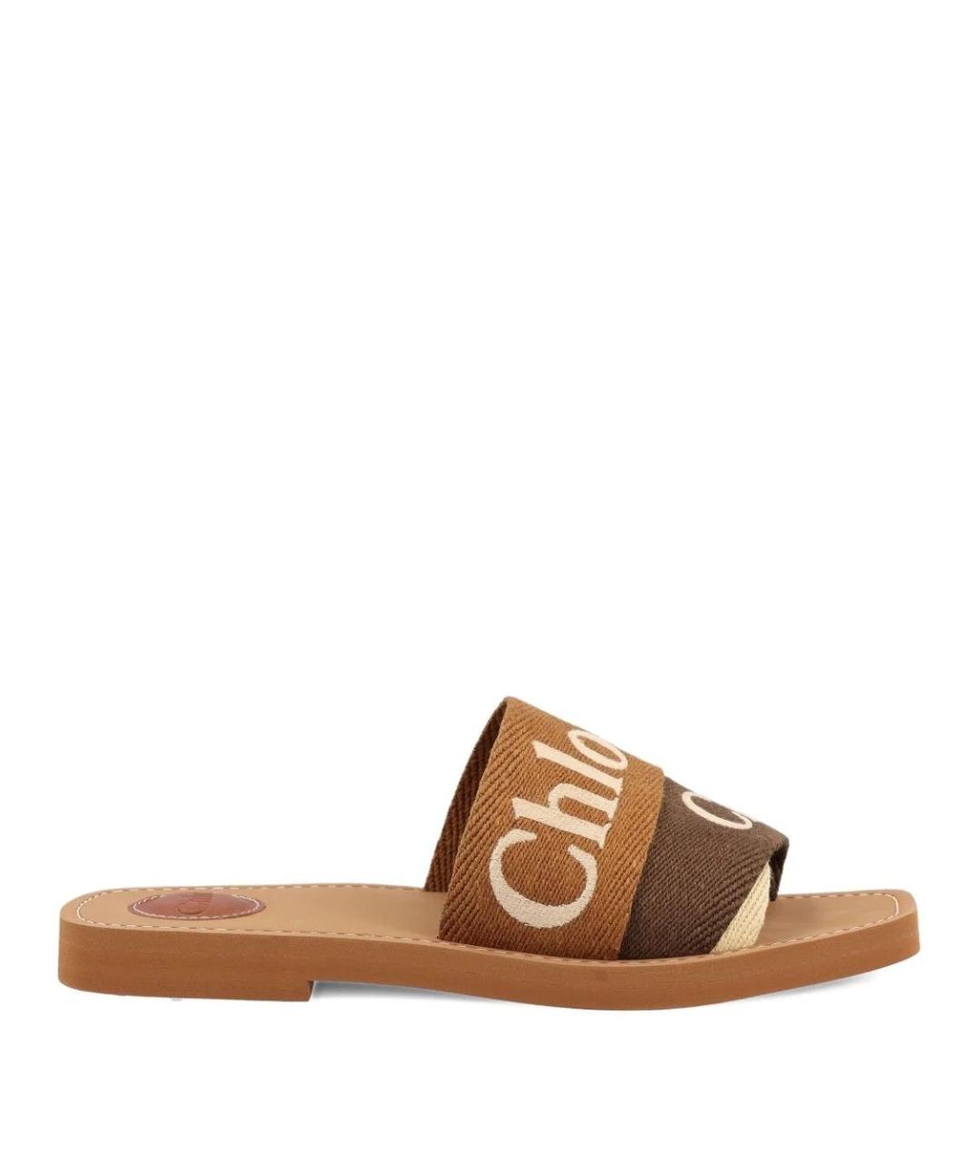 CHLOE Хаки сандалии, фото 2
