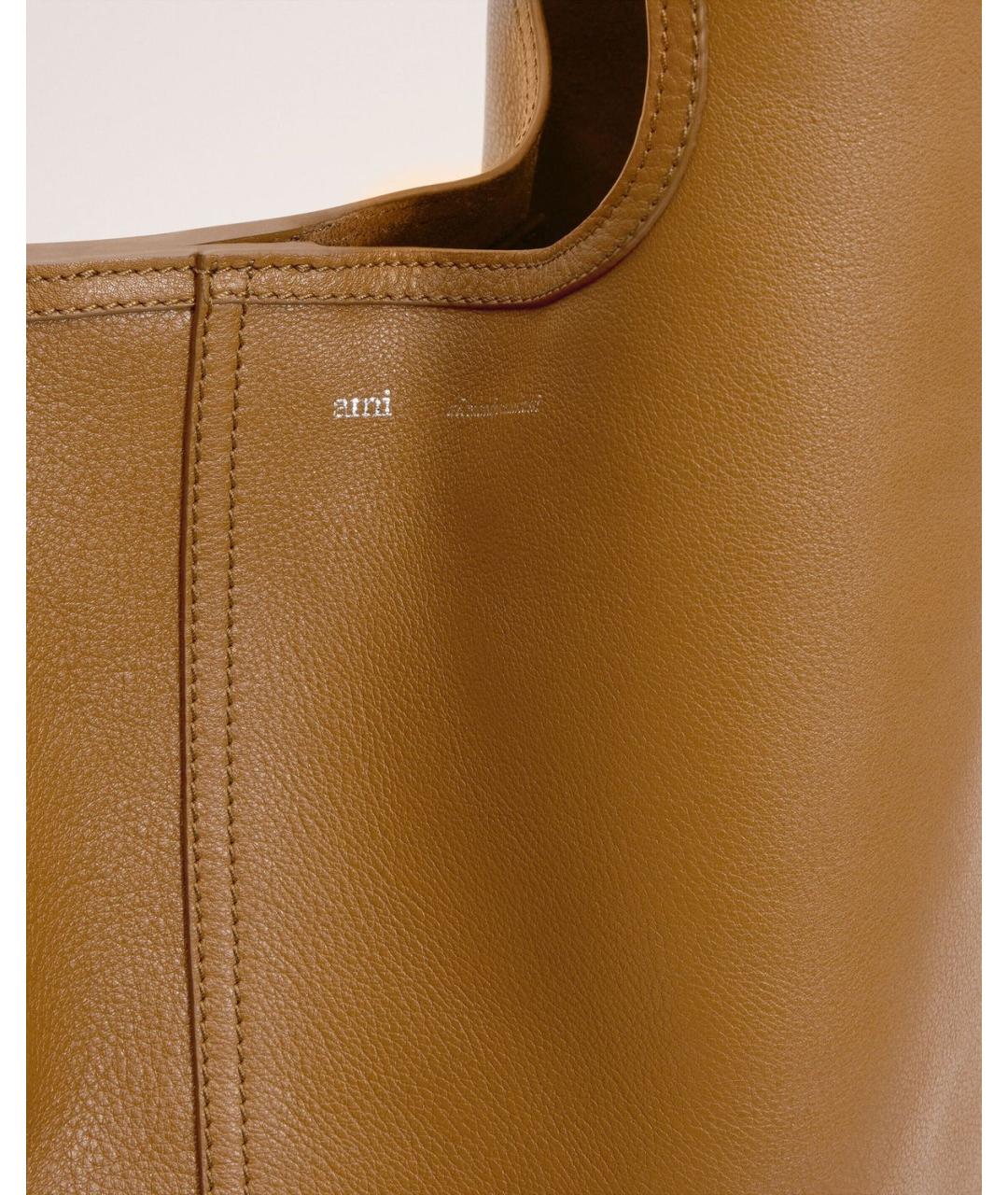 Ami Paris Коричневая сумка через плечо, фото 3