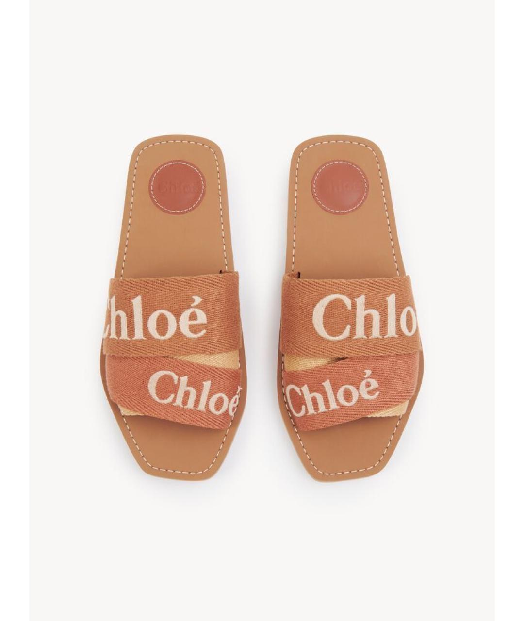 CHLOE Бежевые сандалии, фото 5