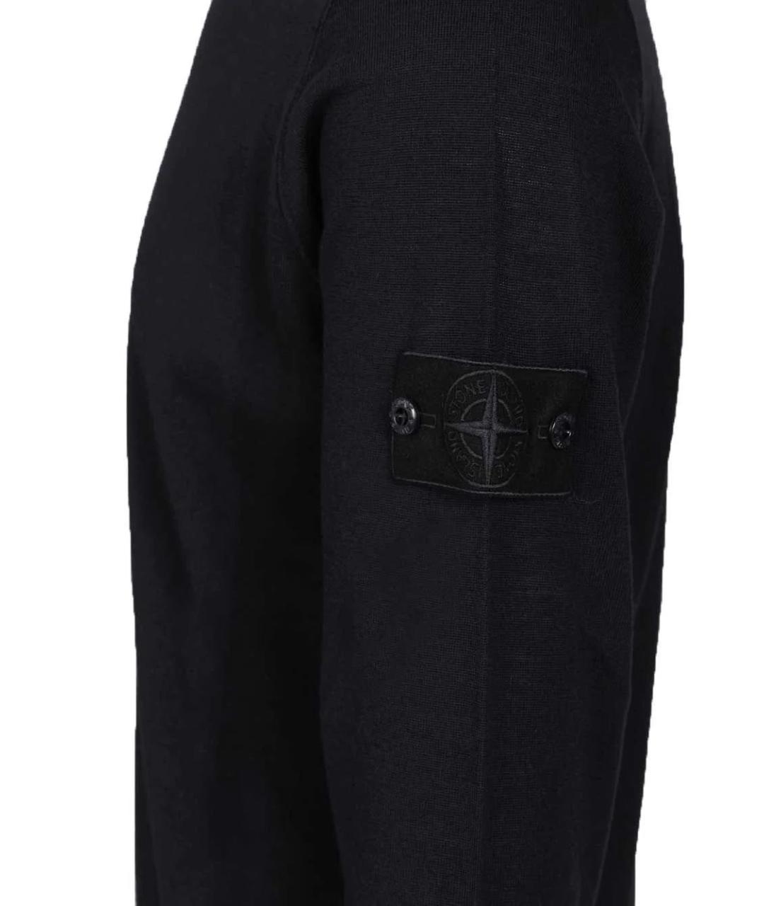 STONE ISLAND Синий шерстяной джемпер / свитер, фото 5