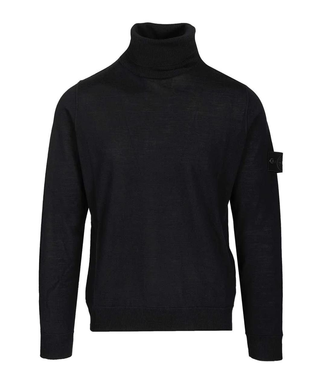 STONE ISLAND Синий шерстяной джемпер / свитер, фото 1