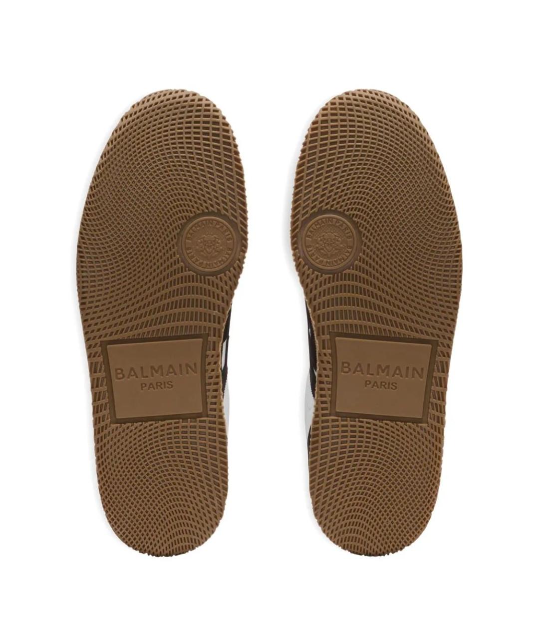 BALMAIN Мульти кожаные кроссовки, фото 4