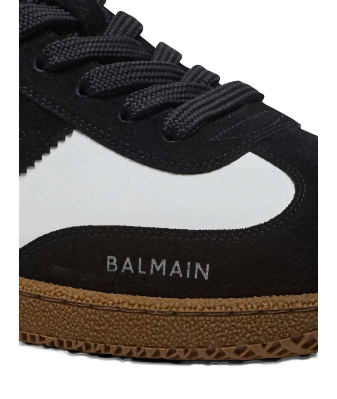 BALMAIN Мульти кожаные кроссовки, фото 5