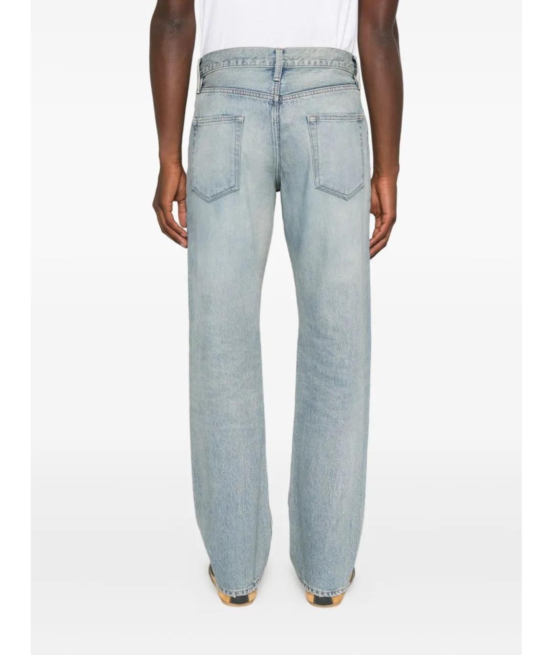 FEAR OF GOD Голубые хлопковые прямые джинсы, фото 4