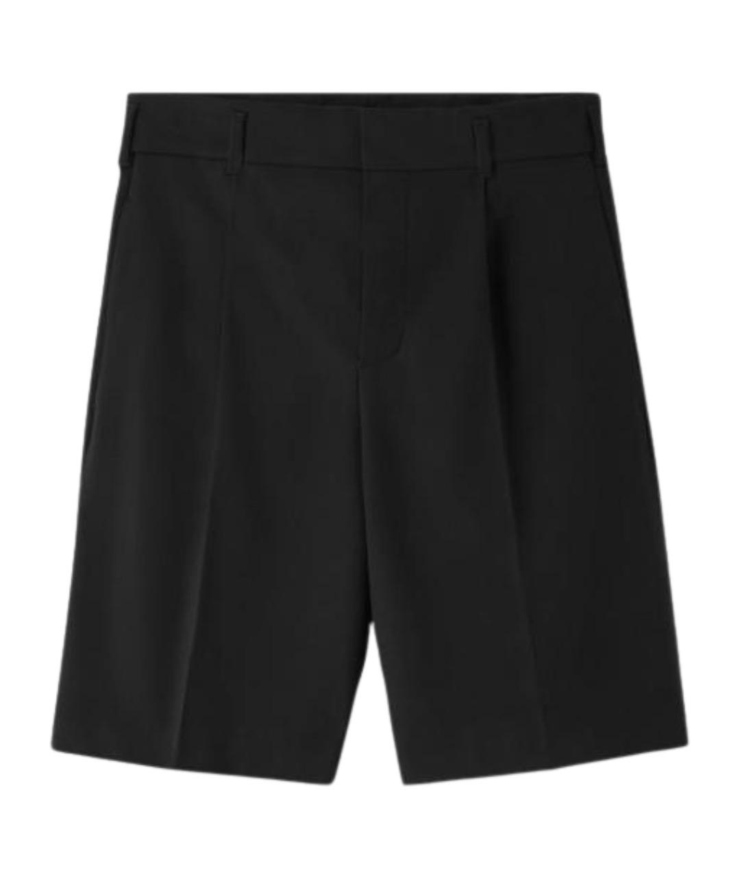 JACQUEMUS Черные хлопковые шорты, фото 1