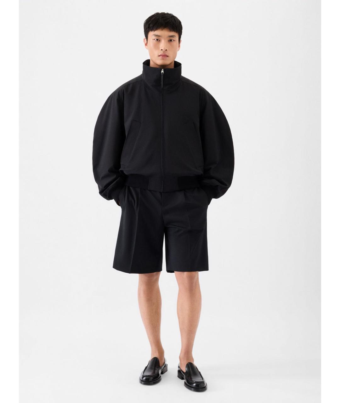 JACQUEMUS Черные хлопковые шорты, фото 2