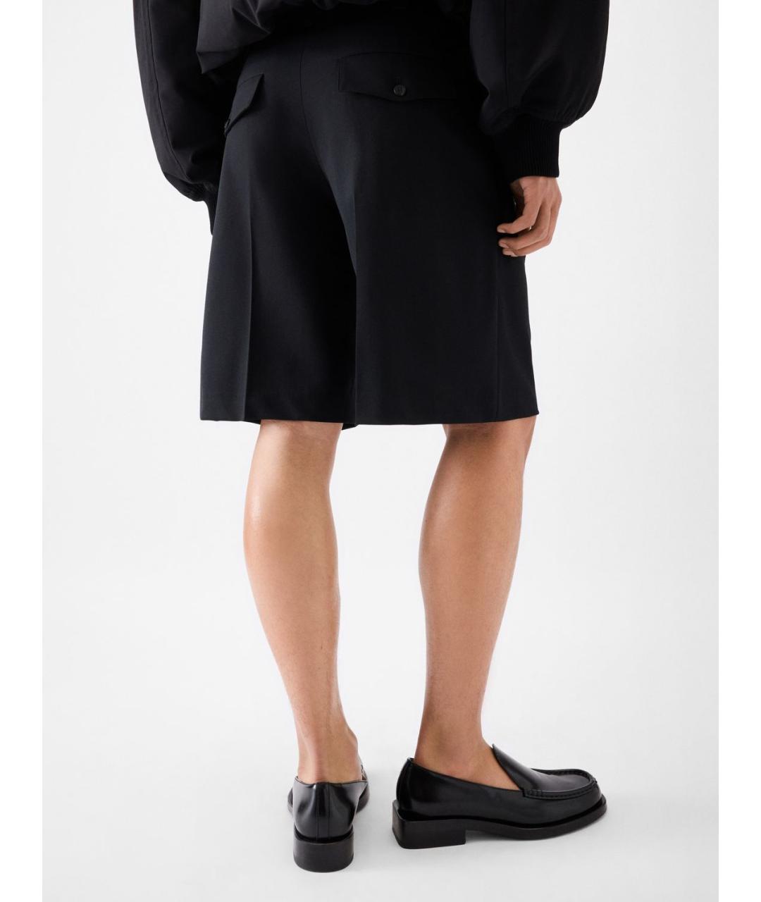 JACQUEMUS Черные хлопковые шорты, фото 4