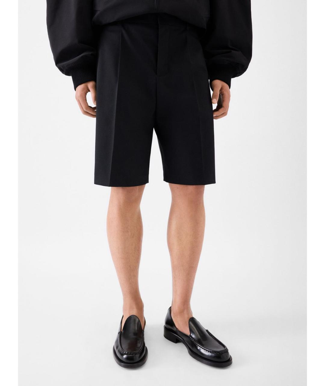 JACQUEMUS Черные хлопковые шорты, фото 3