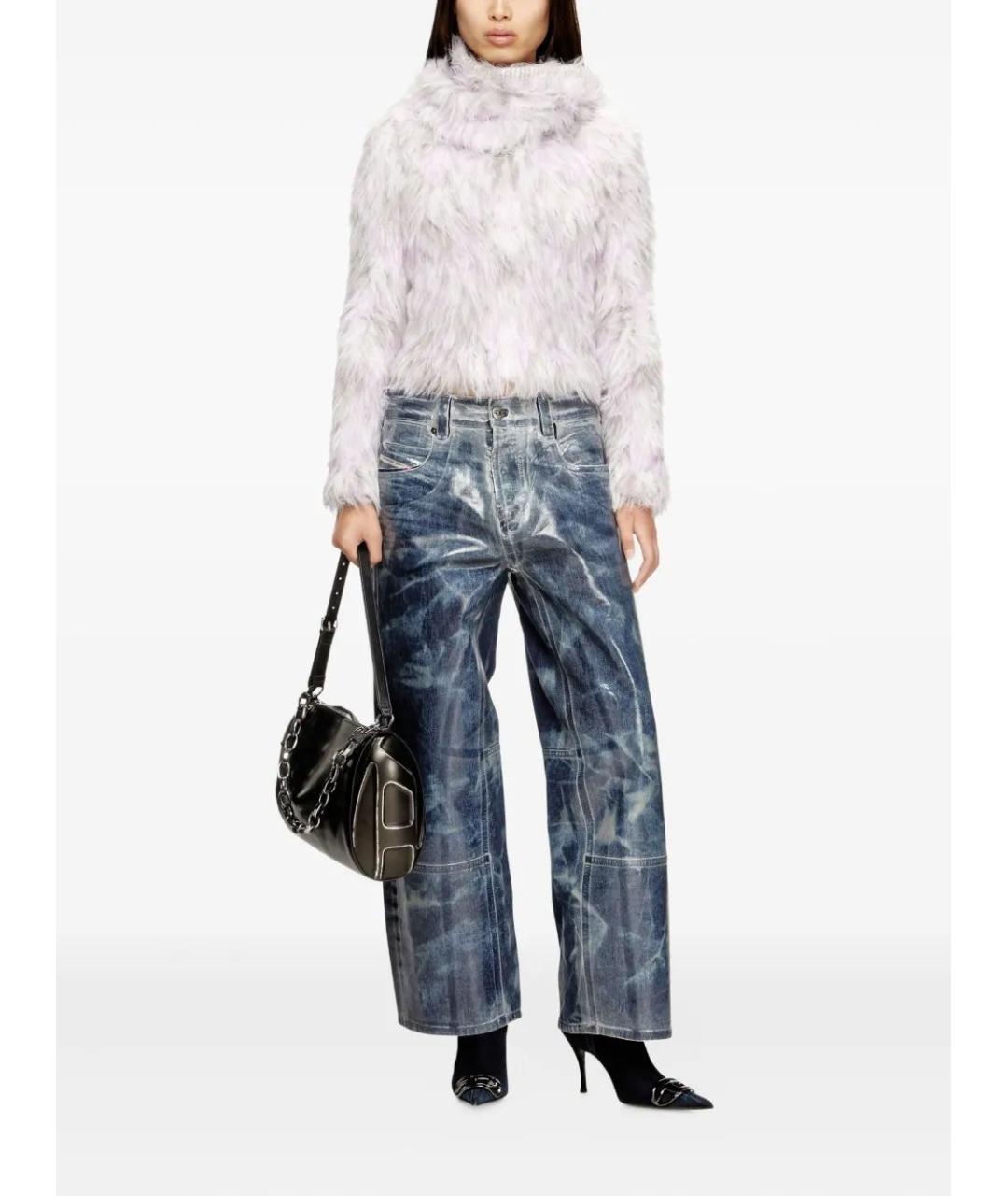 DIESEL Черная сумка на плечо из искусственной кожи, фото 3