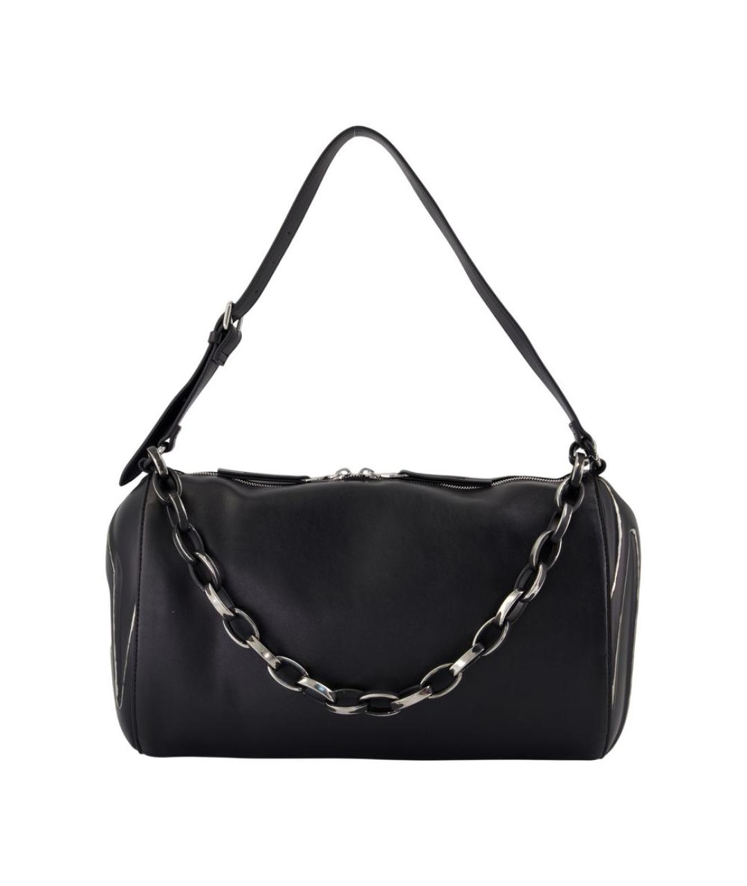 DIESEL Черная сумка на плечо из искусственной кожи, фото 1