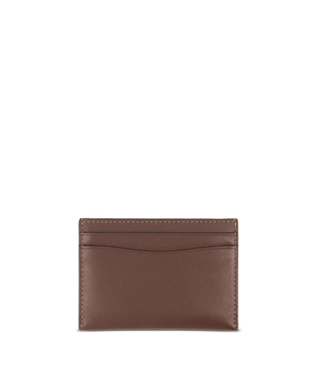 COACH Коричневый кожаный кардхолдер, фото 2