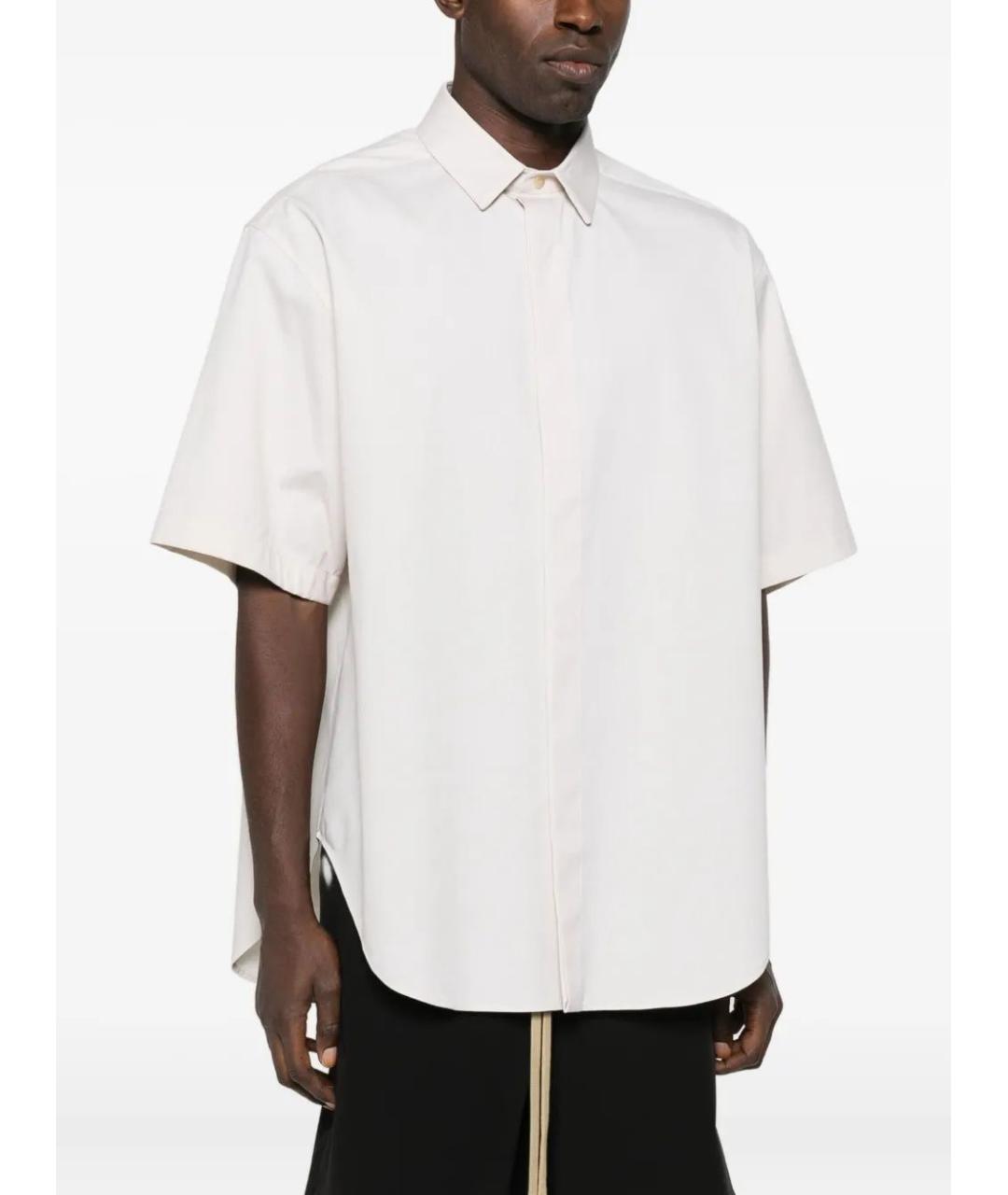 FEAR OF GOD Белая хлопковая кэжуал рубашка, фото 3