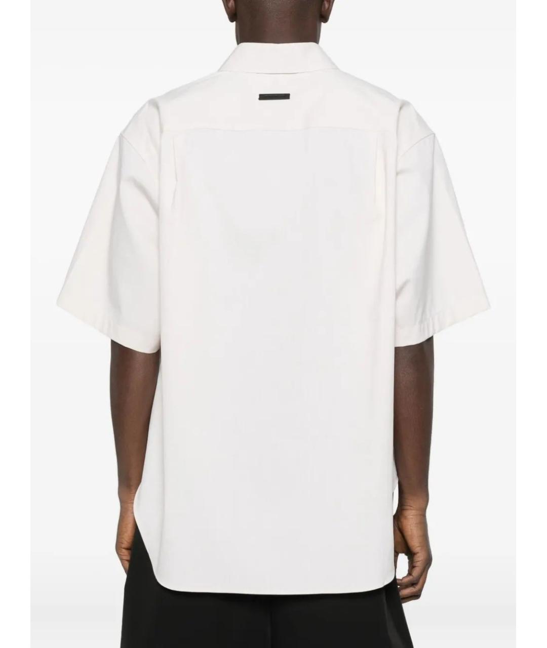 FEAR OF GOD Белая хлопковая кэжуал рубашка, фото 4