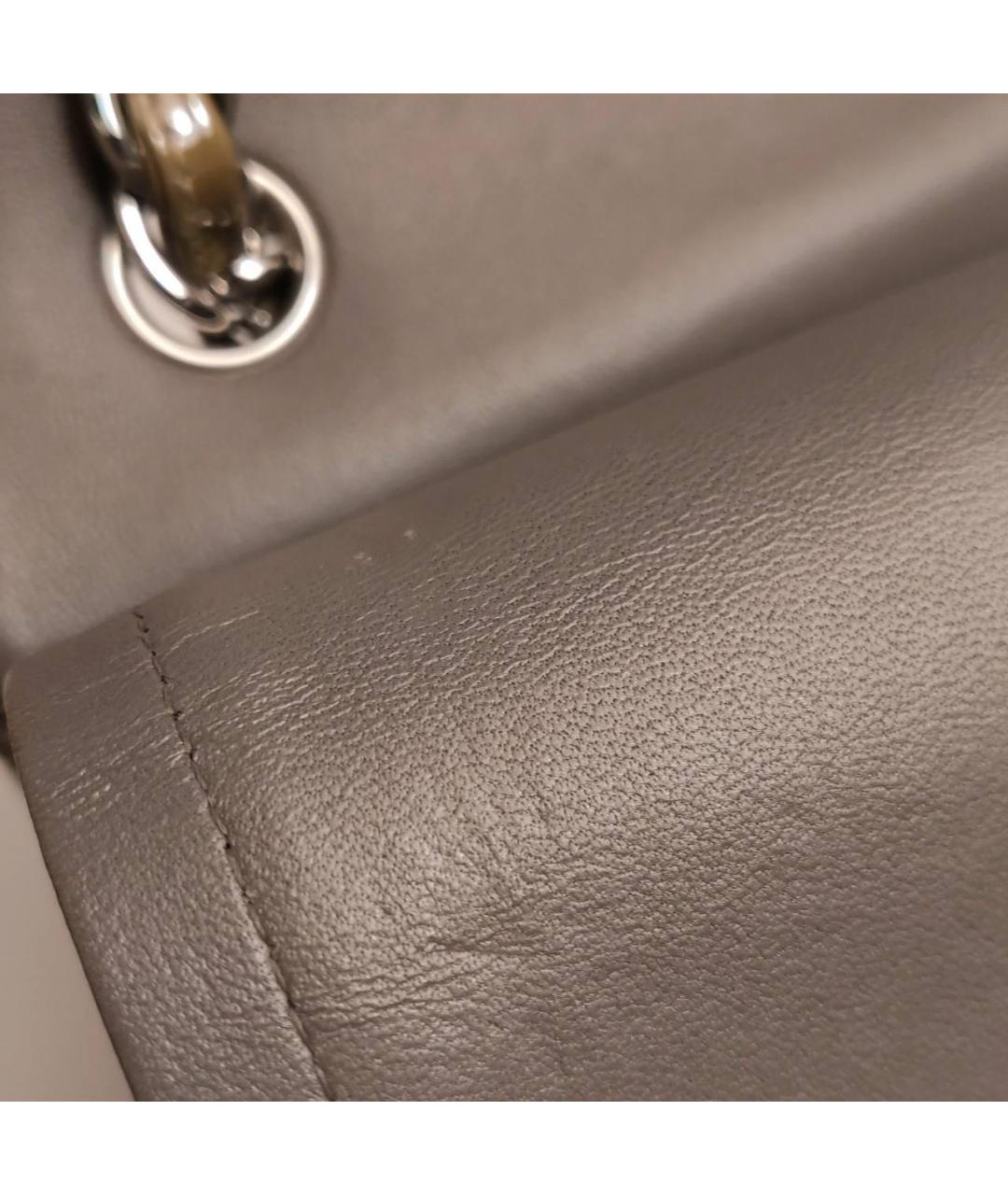 CHANEL Коричневая сумка через плечо из лакированной кожи, фото 6