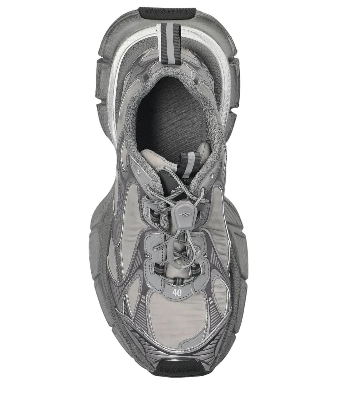 BALENCIAGA Серые кроссовки, фото 4