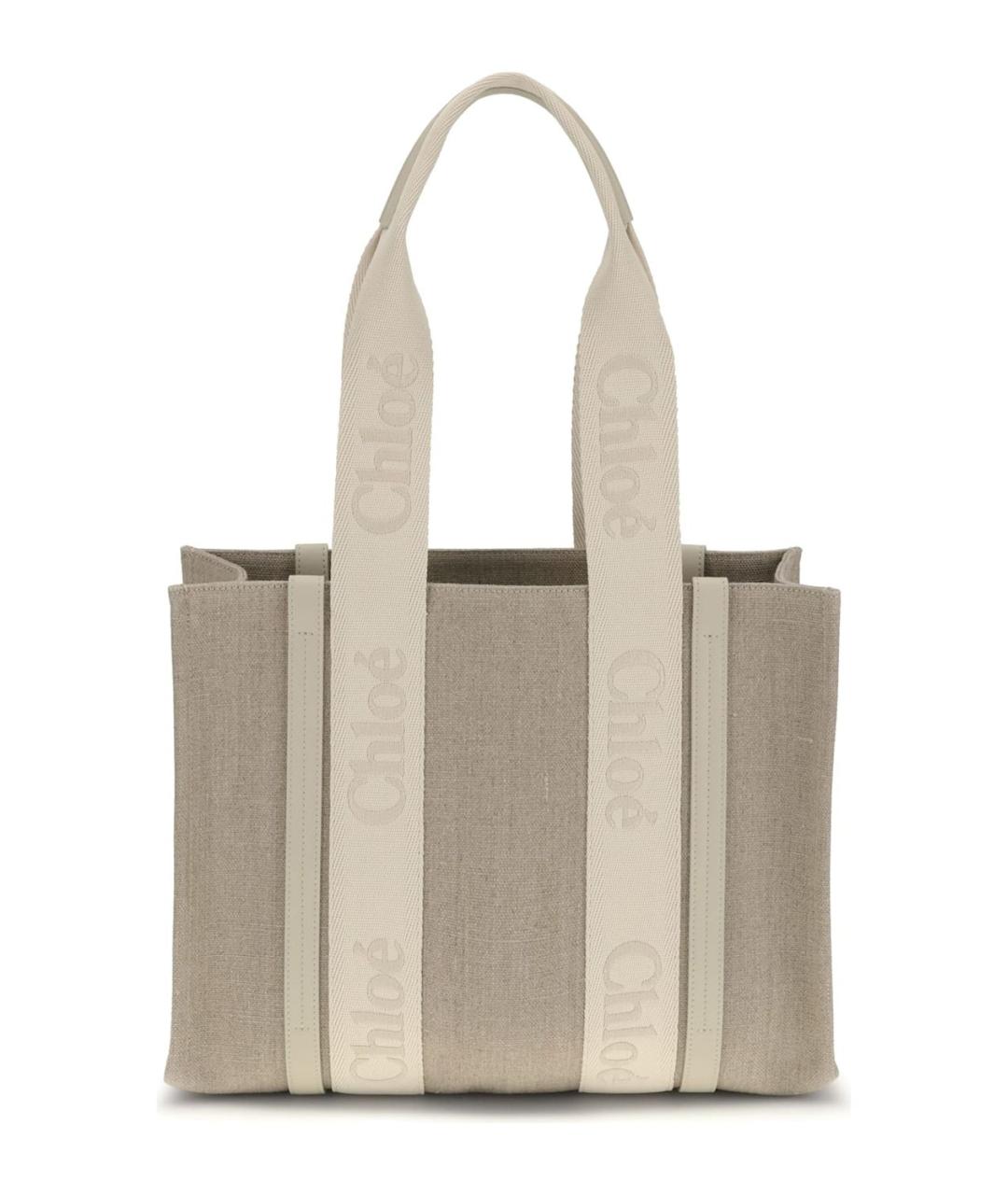 CHLOE Бежевая сумка тоут, фото 1