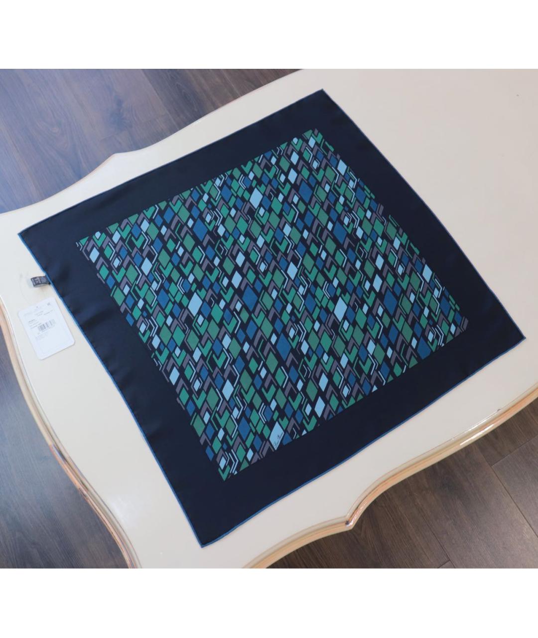 LORO PIANA Мульти шелковый платок, фото 2