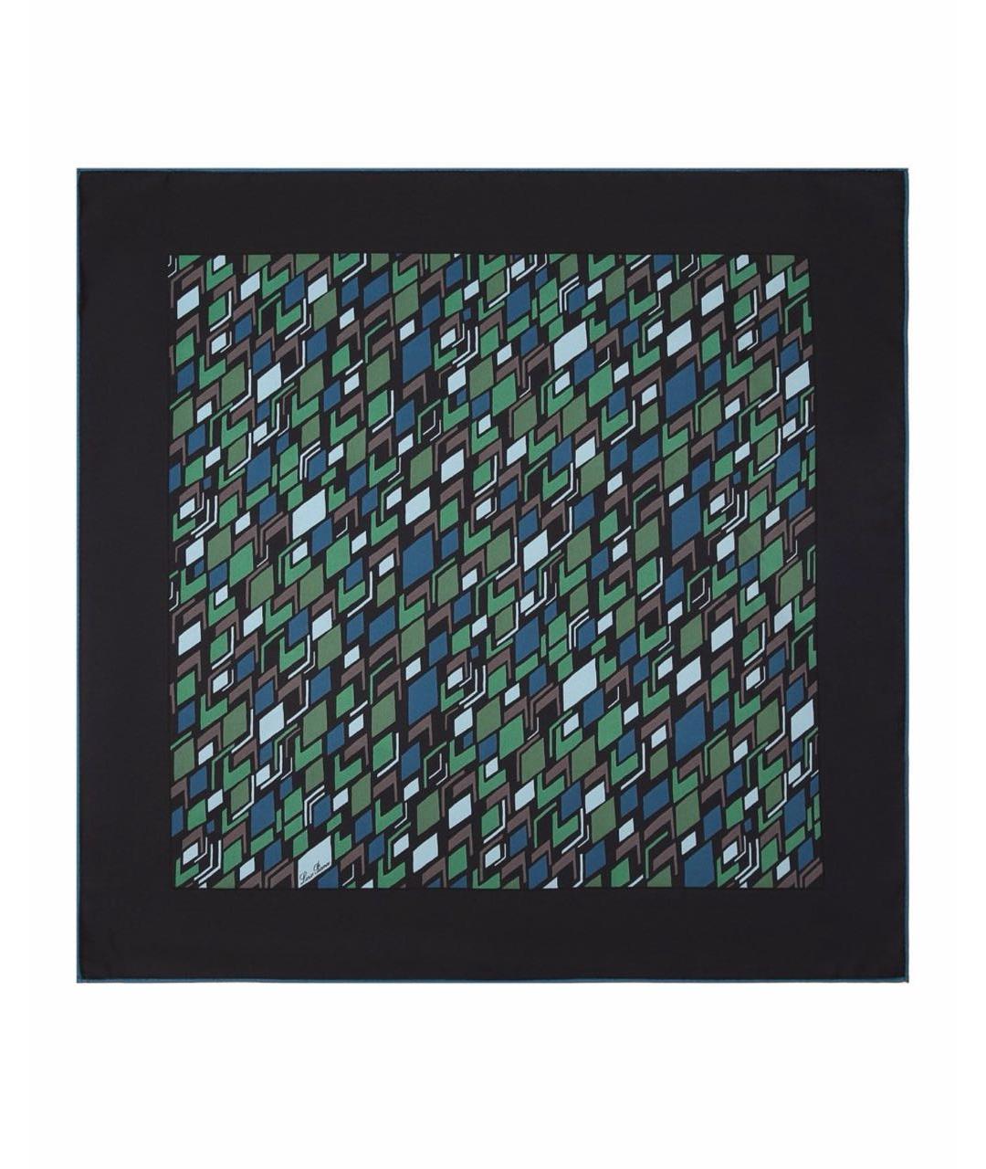 LORO PIANA Мульти шелковый платок, фото 1