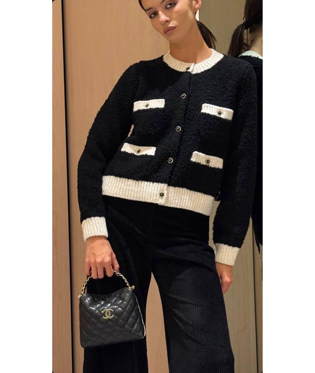 CHANEL Черный кардиган, фото 2