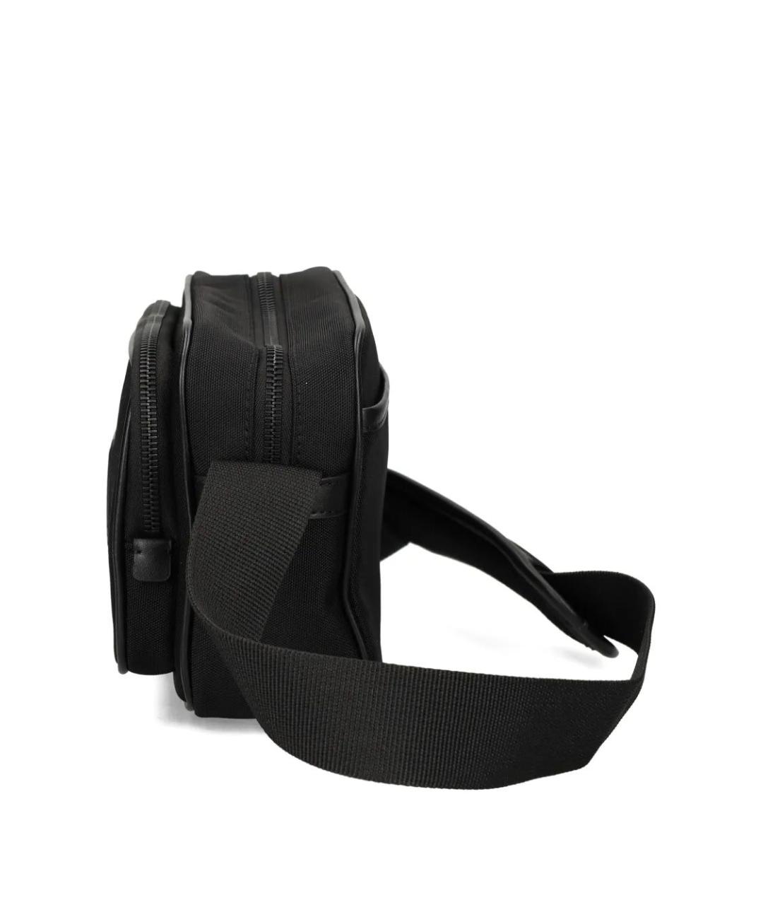 KENZO Черная синтетическая сумка на плечо, фото 3