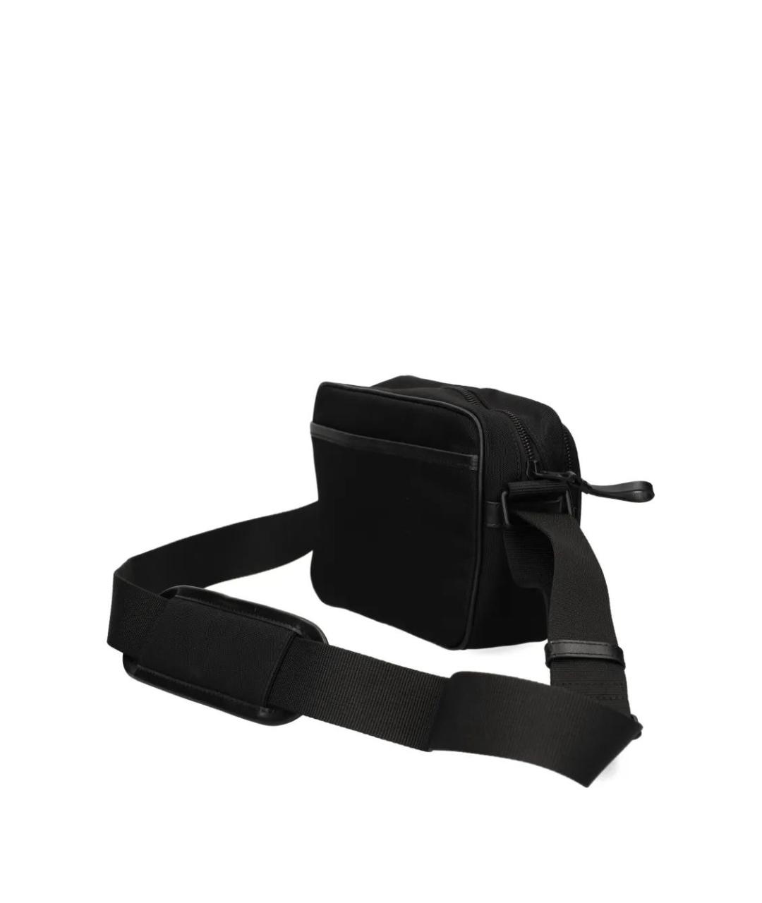 KENZO Черная синтетическая сумка на плечо, фото 5