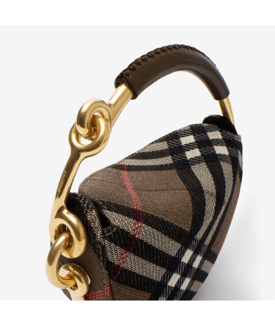 BURBERRY Мульти хлопковая сумка с короткими ручками, фото 4