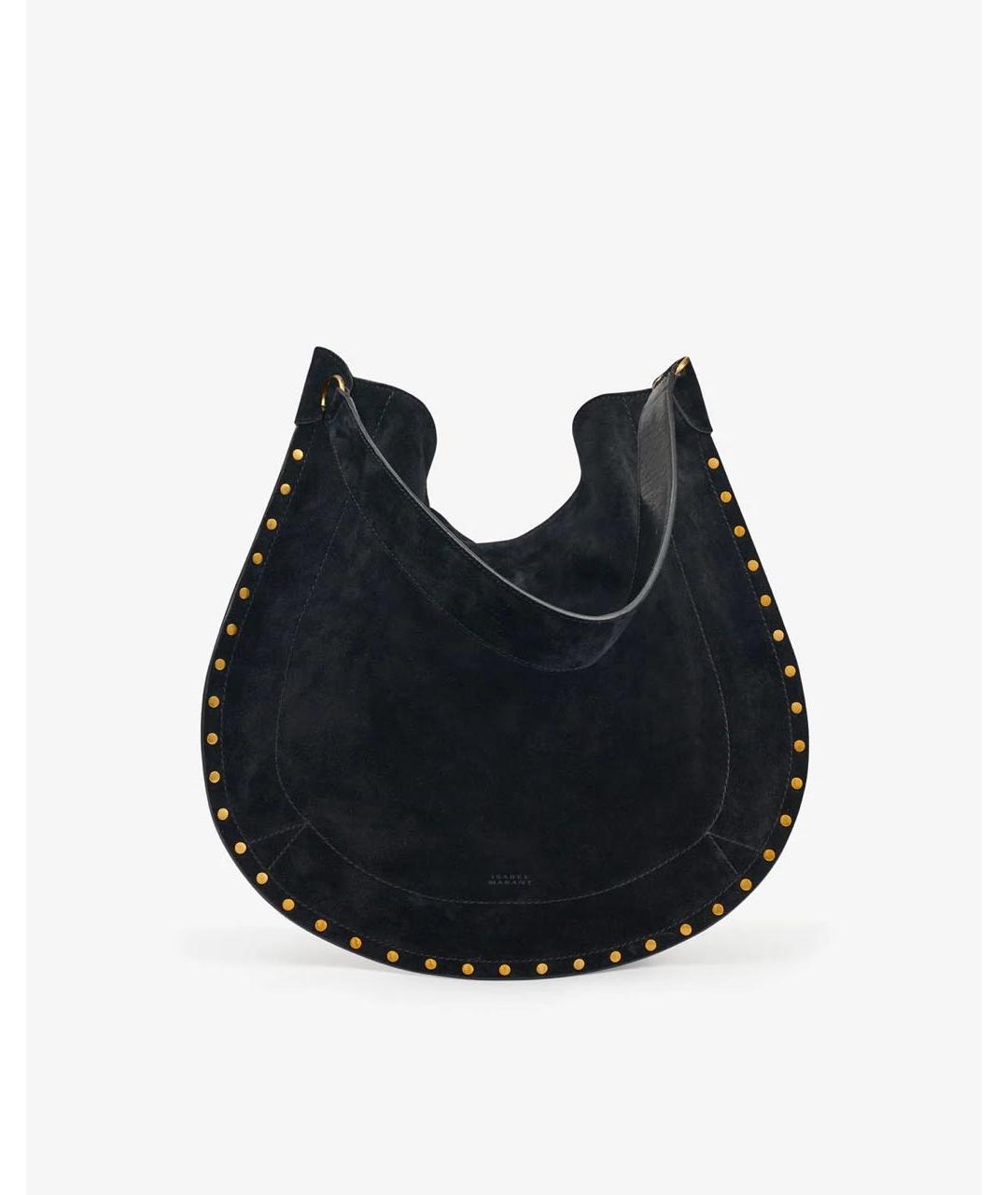 ISABEL MARANT Черная кожаная сумка тоут, фото 4