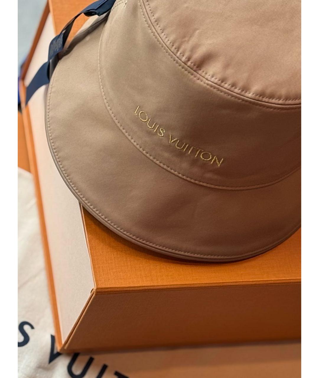 LOUIS VUITTON Черная хлопковая панама, фото 2