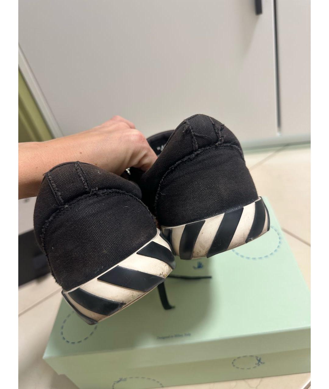 OFF-WHITE Мульти текстильные низкие кроссовки / кеды, фото 5