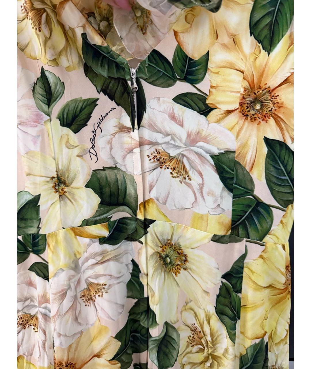 DOLCE&GABBANA Мульти шифоновый сарафан, фото 4