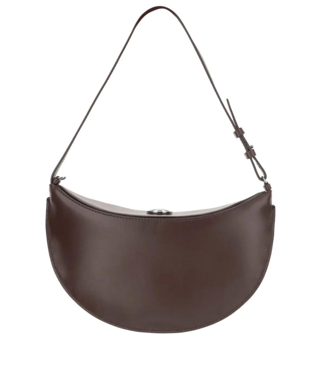 JACQUEMUS Коричневая кожаная сумка через плечо, фото 1