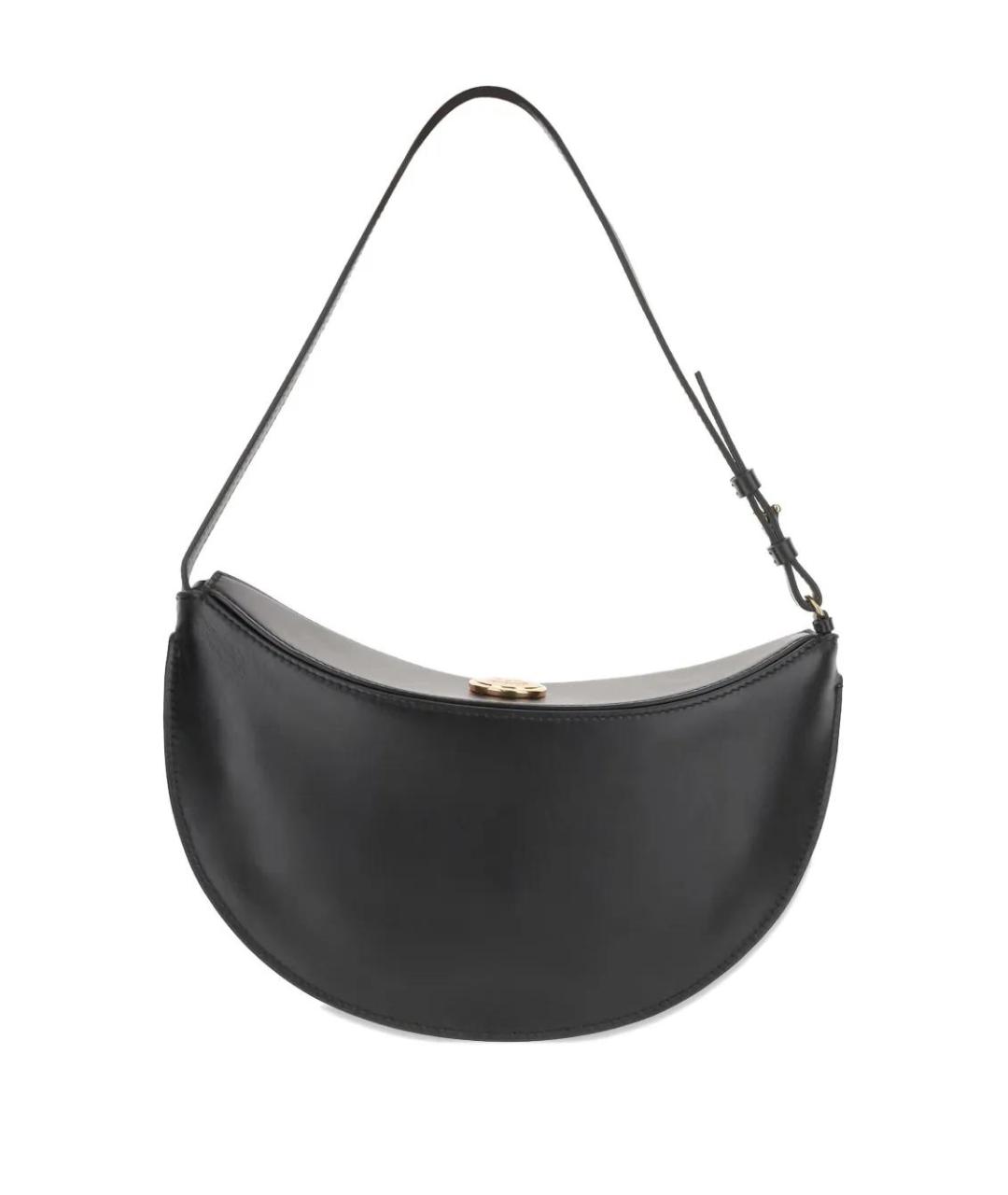 JACQUEMUS Черная кожаная сумка через плечо, фото 2