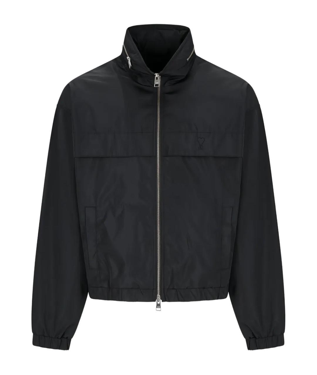 Ami Paris Черная полиэстеровая куртка, фото 1