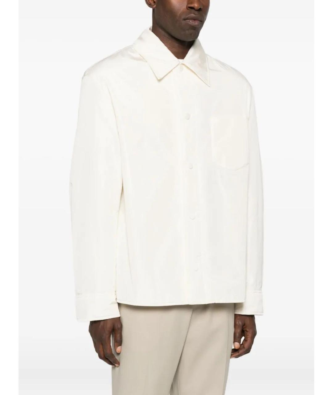 Ami Paris Белая полиэстеровая куртка, фото 3