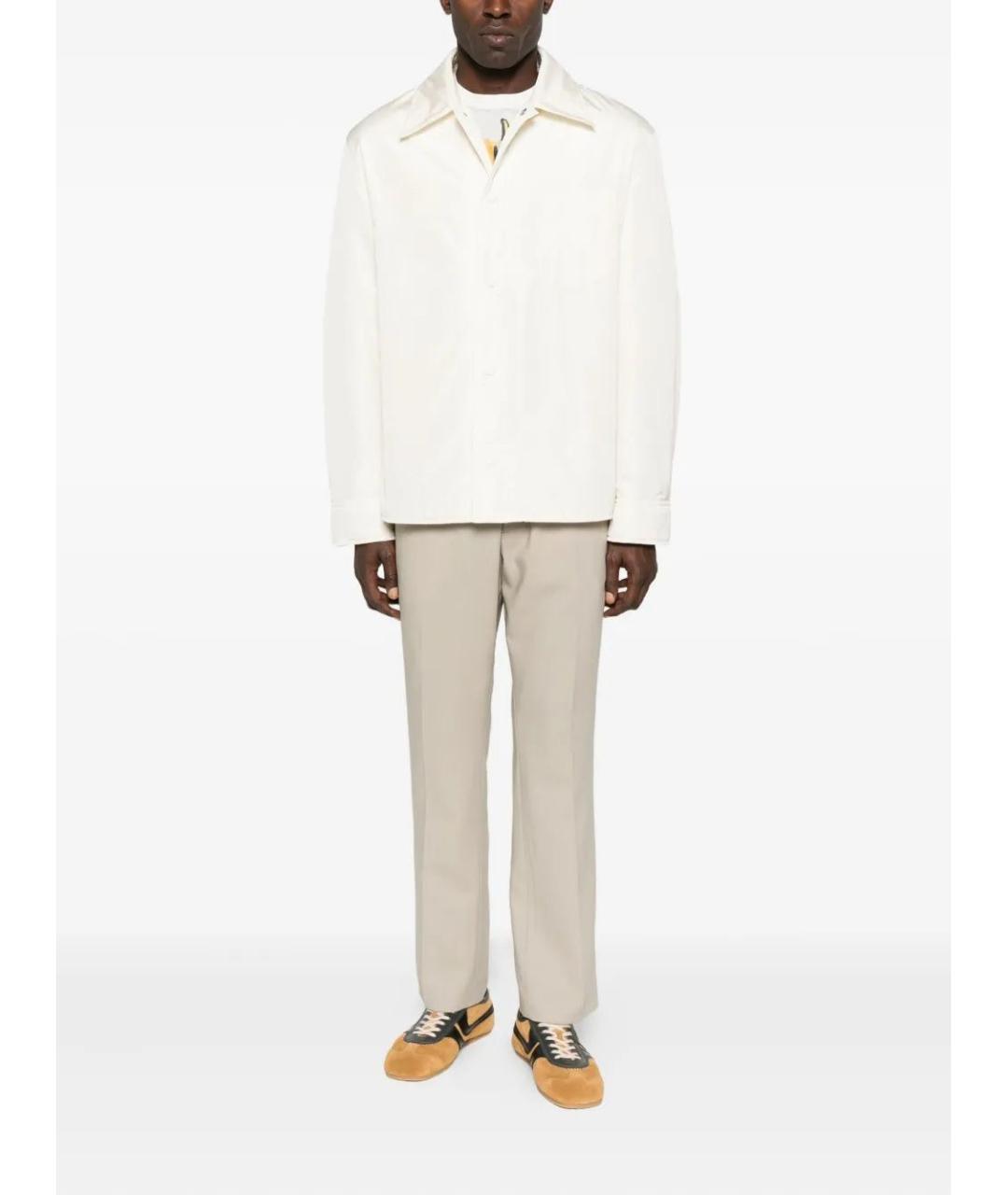 Ami Paris Белая полиэстеровая куртка, фото 2