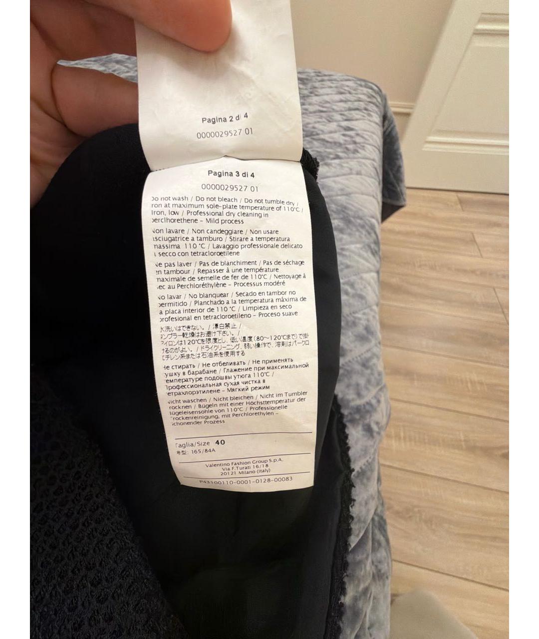 MISSONI Черное полиэстеровое повседневное платье, фото 8