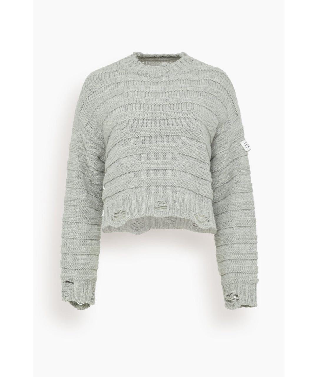 MM6 MAISON MARGIELA Серый шерстяной джемпер / свитер, фото 9