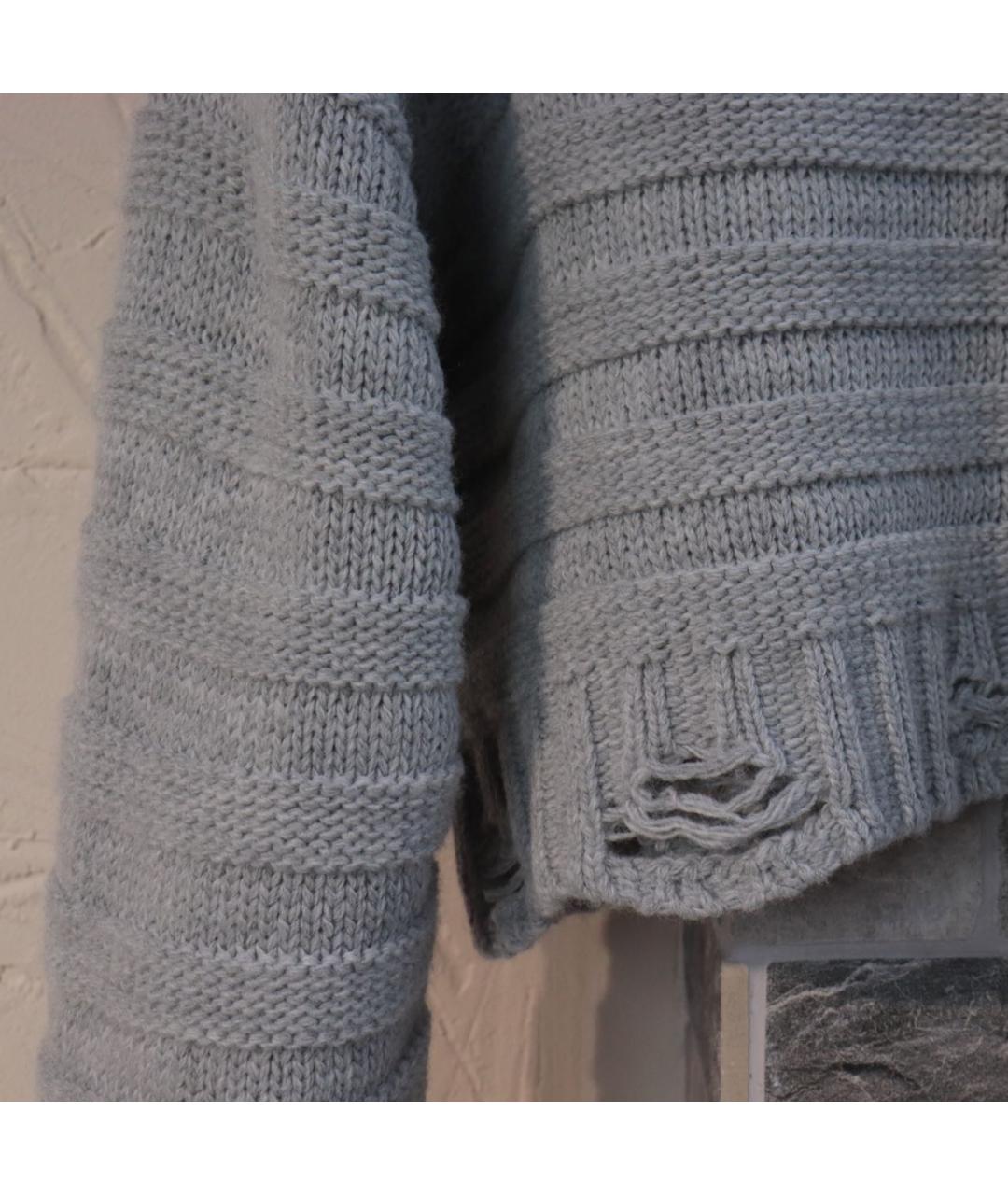 MM6 MAISON MARGIELA Серый шерстяной джемпер / свитер, фото 7