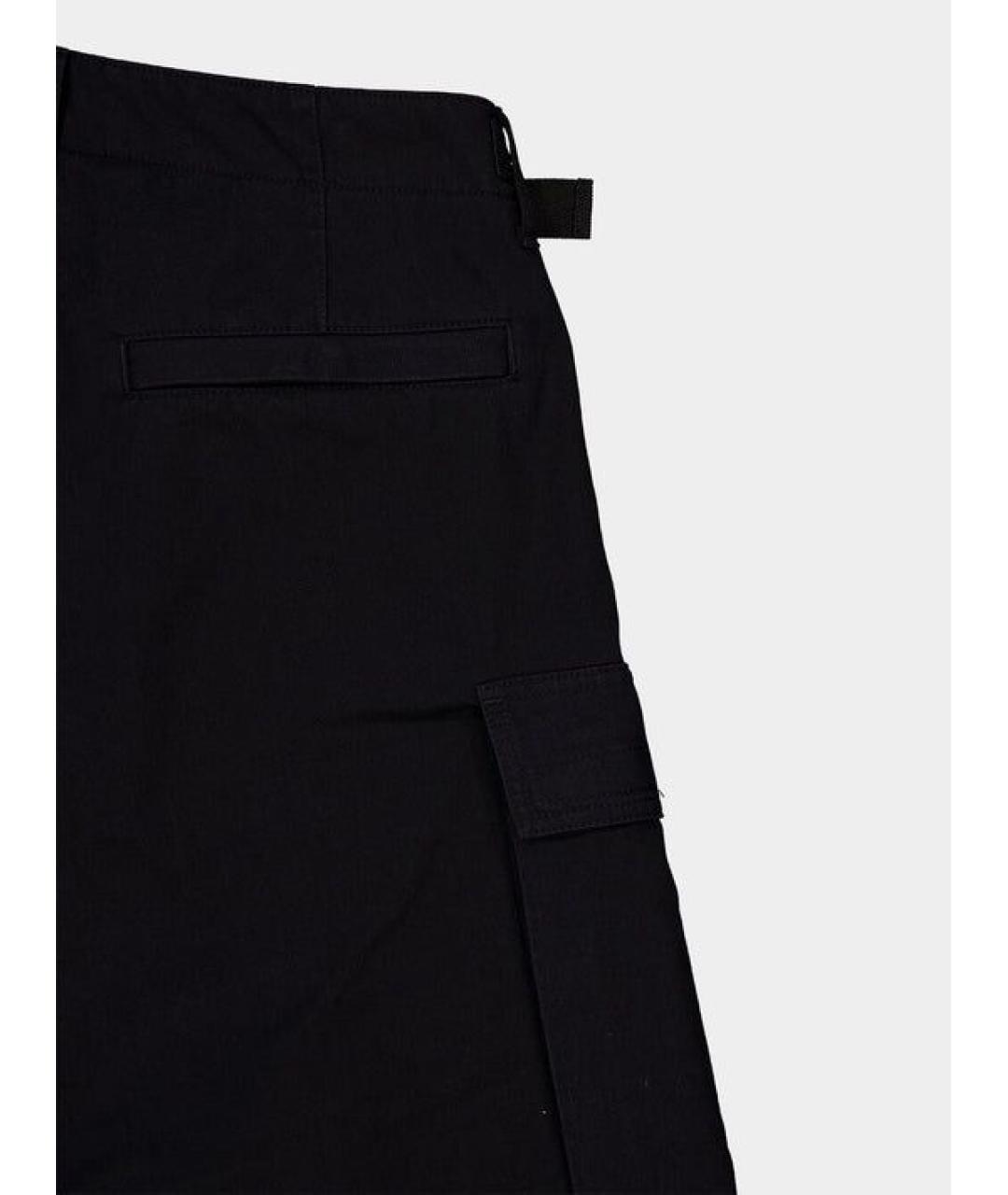 BALENCIAGA Черные хлопковые повседневные брюки, фото 4