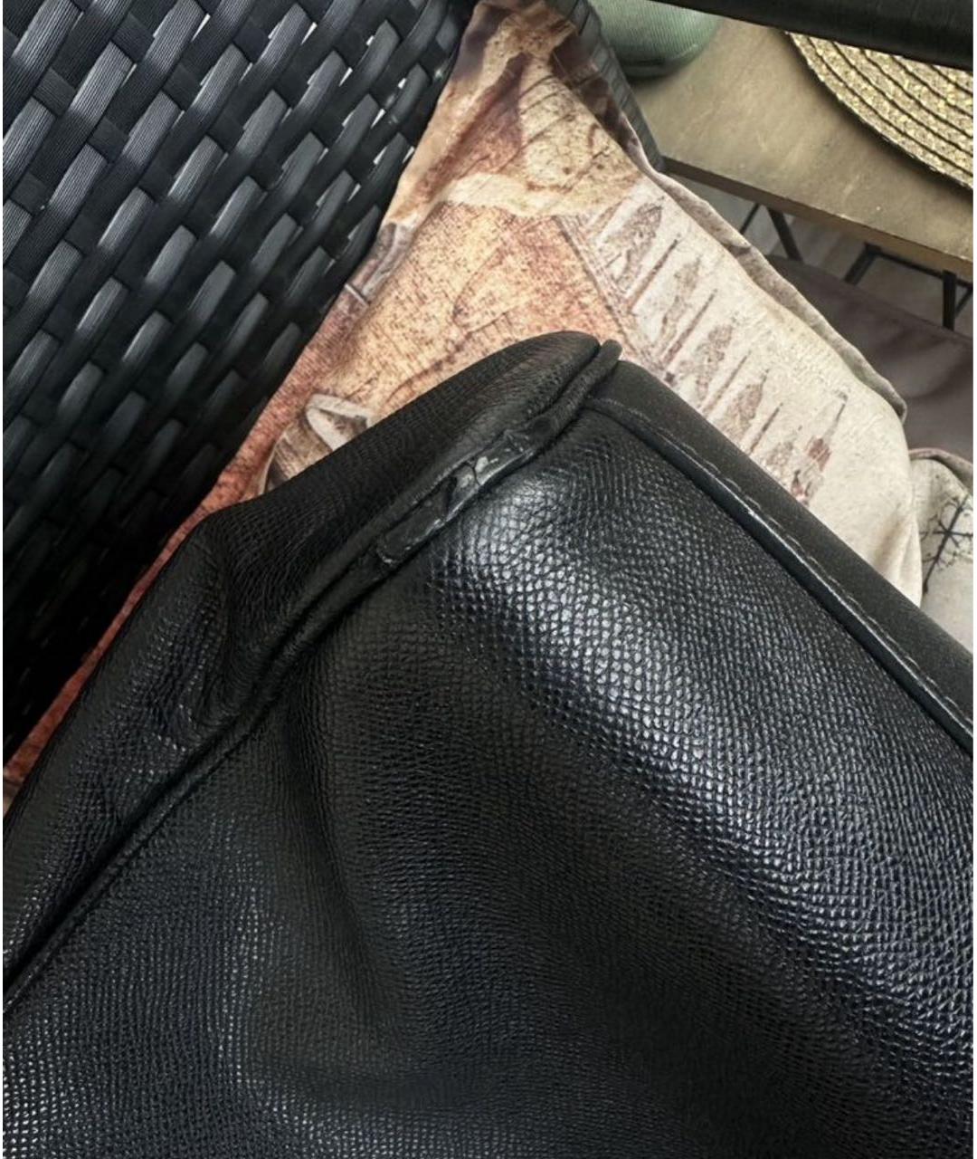 DOLCE&GABBANA Черная кожаная сумка через плечо, фото 6