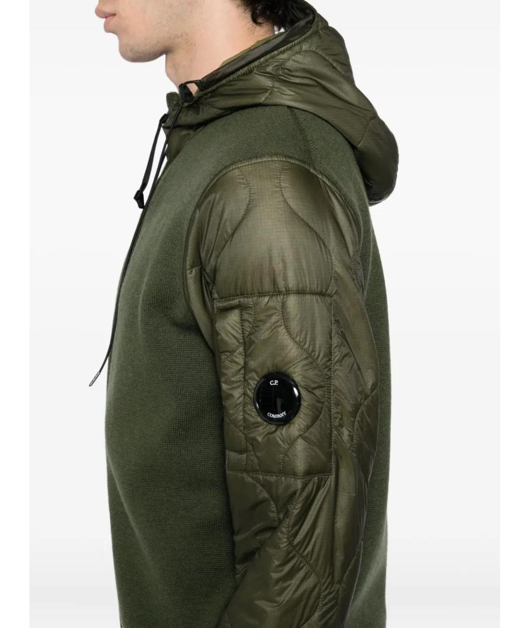 CP COMPANY Зеленый шерстяной джемпер / свитер, фото 5