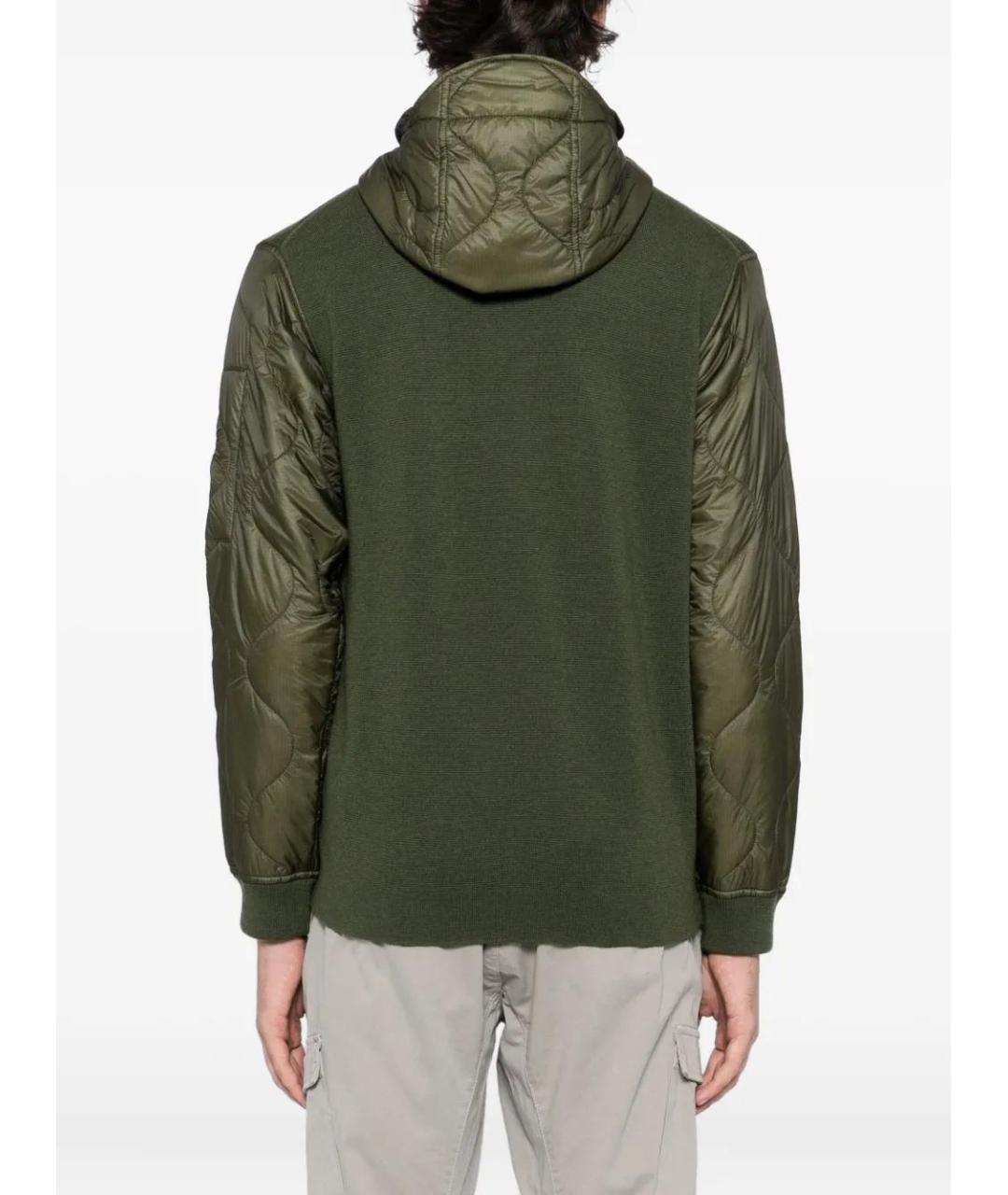 CP COMPANY Зеленый шерстяной джемпер / свитер, фото 4