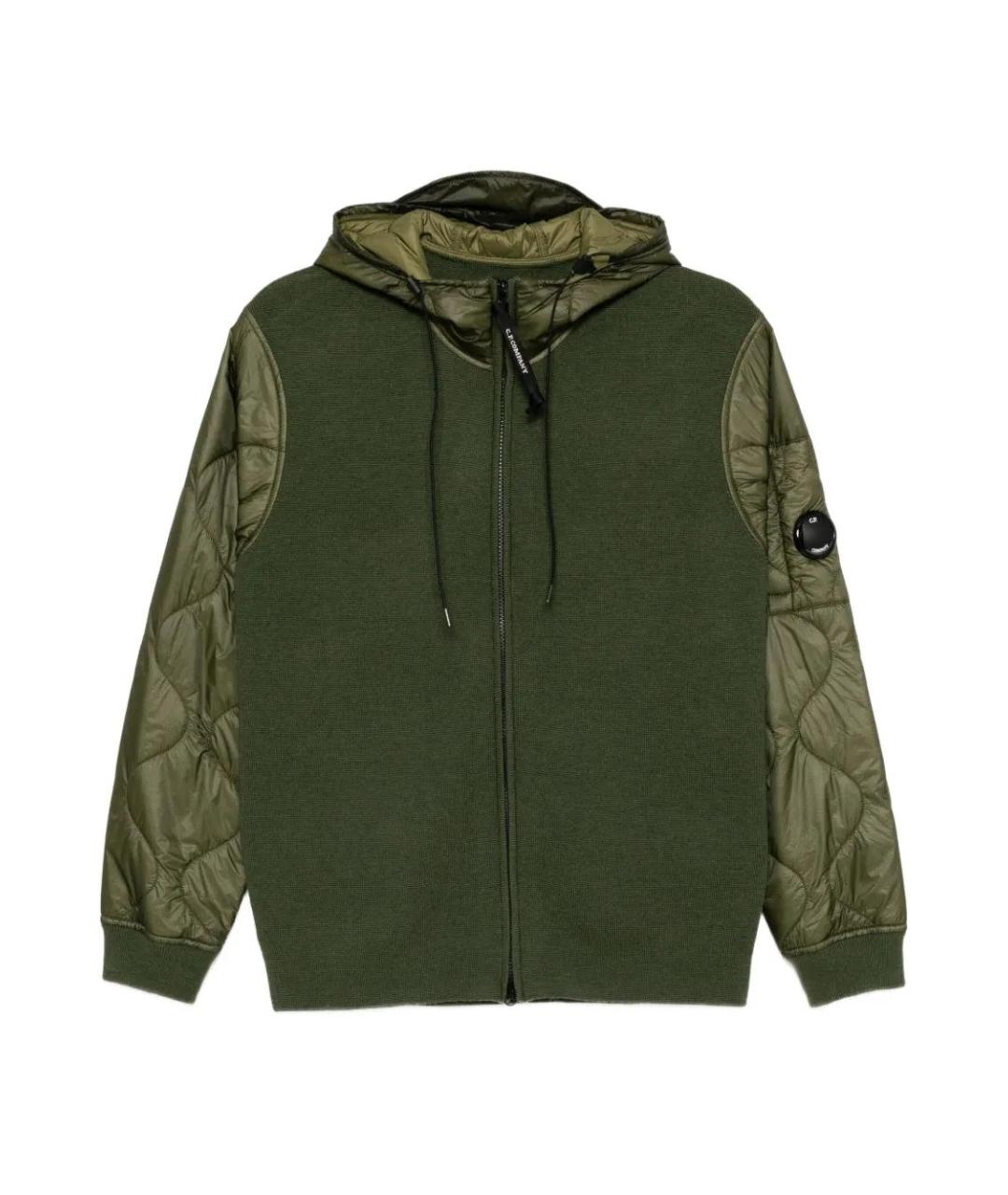 CP COMPANY Зеленый шерстяной джемпер / свитер, фото 1