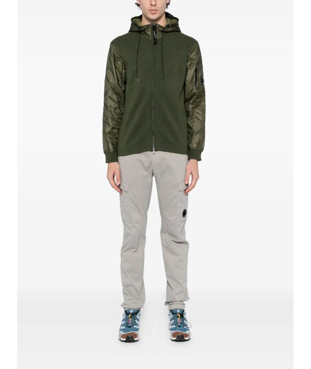 CP COMPANY Зеленый шерстяной джемпер / свитер, фото 2